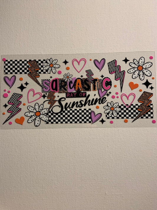 “Sarcastic Ray of Sunshine” Decal