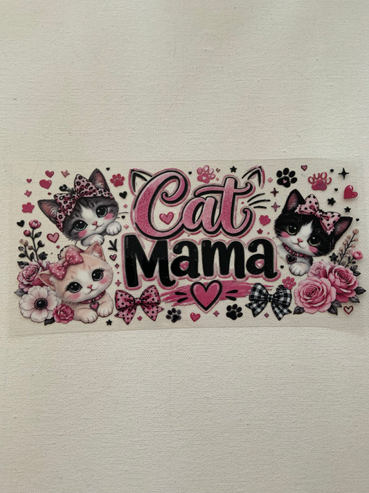 Cat mama decal