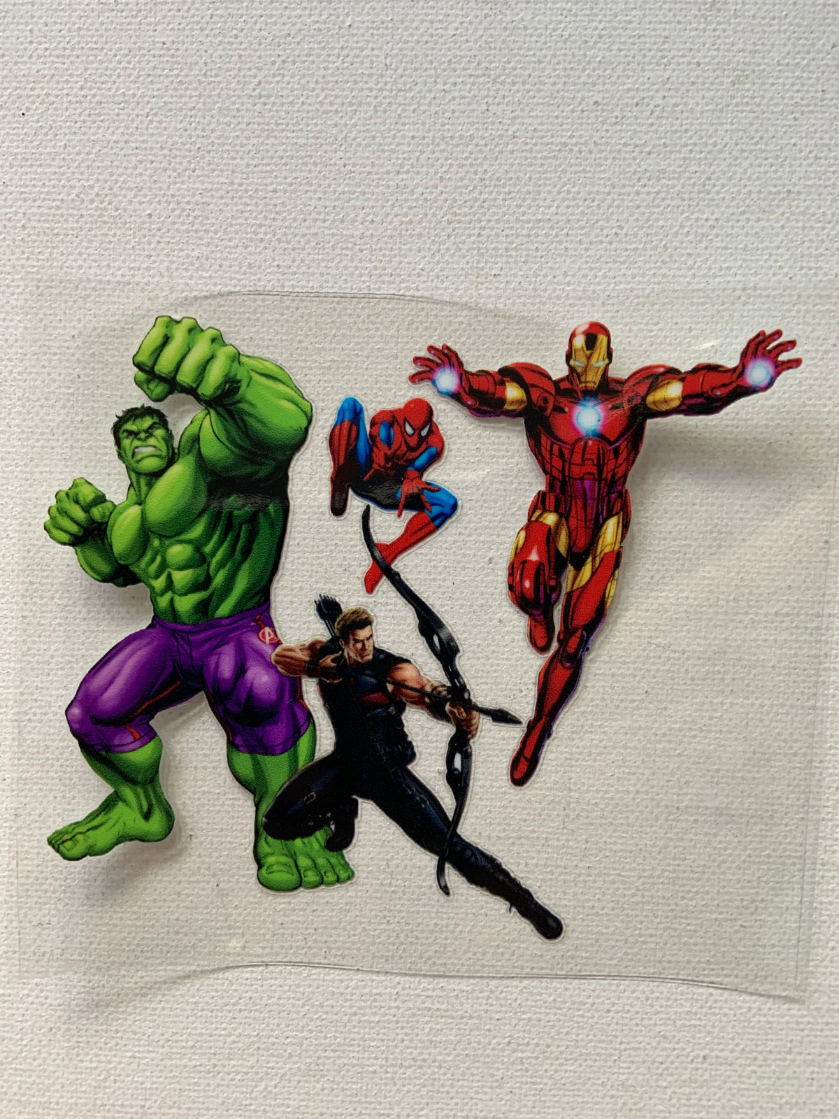 Superheroes small decal