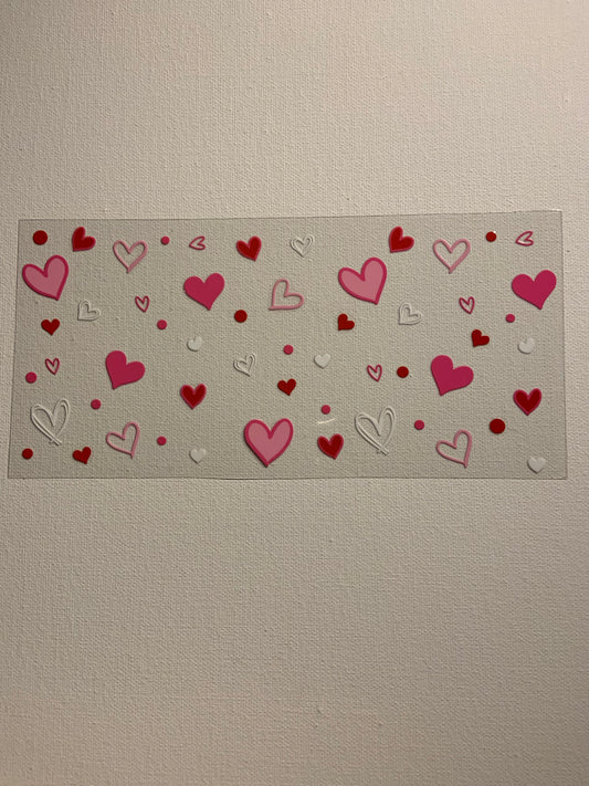 Hearts Decal