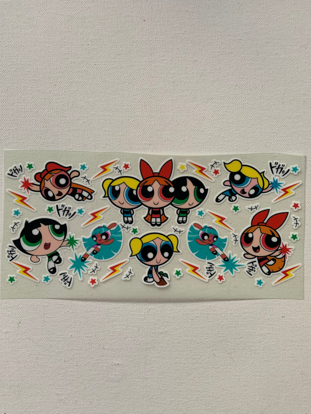 Power girls glow in the dark decal