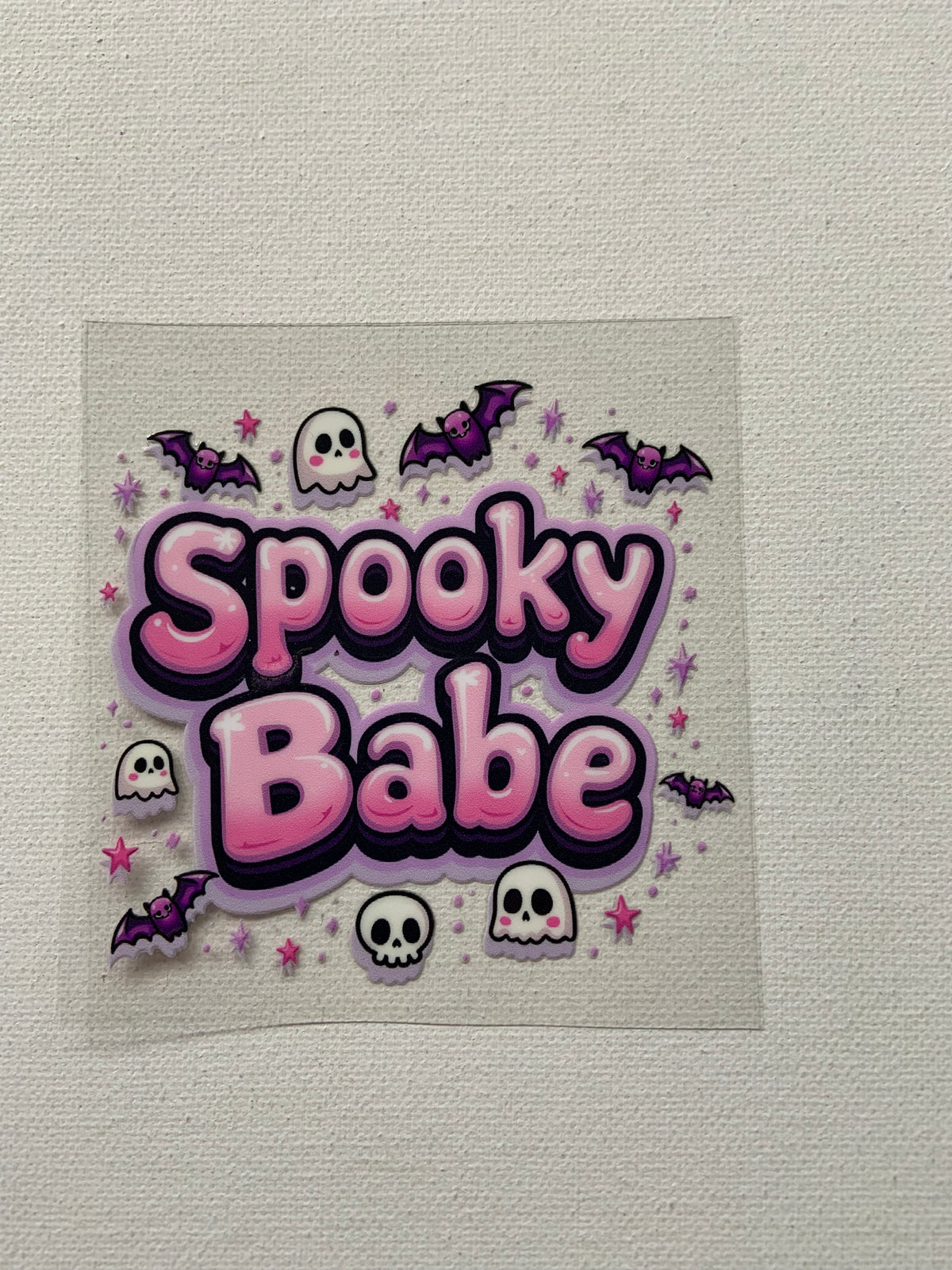 Small decal spooky babe
