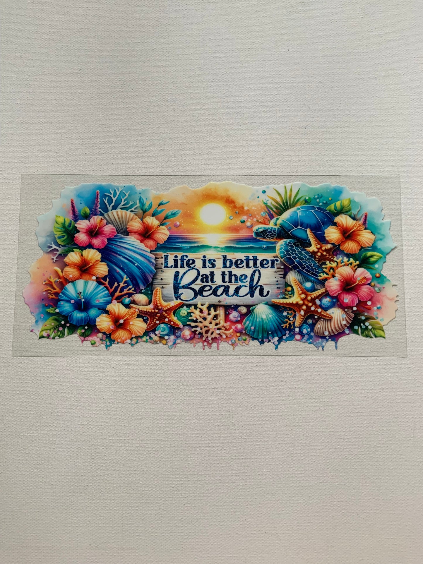 Life is better at the beach decal
