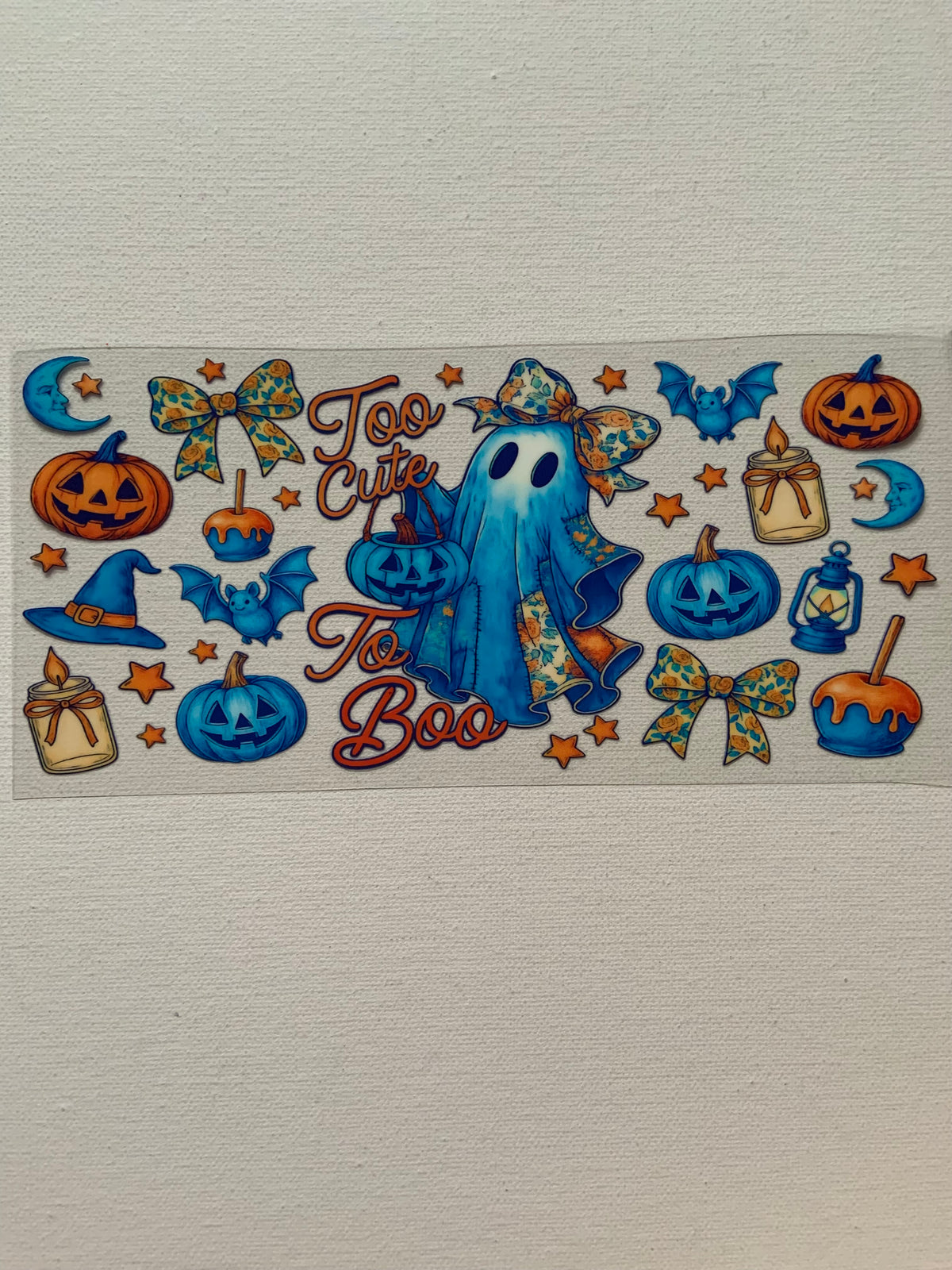 To cute to boo decal