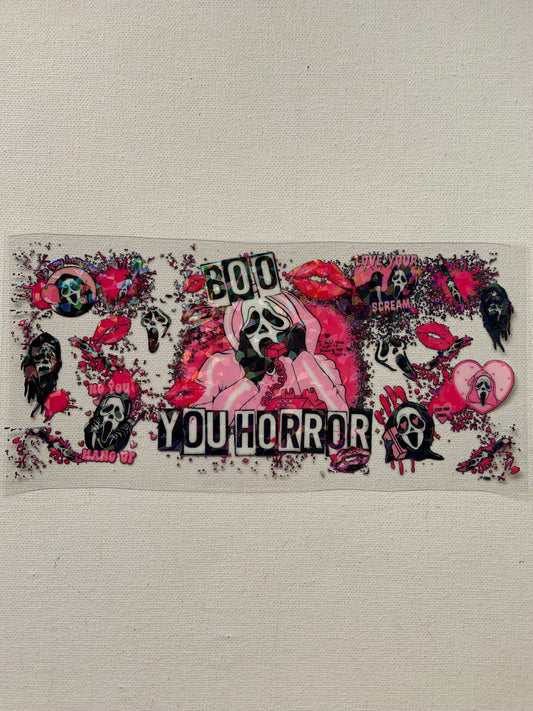 Scream holiday decal