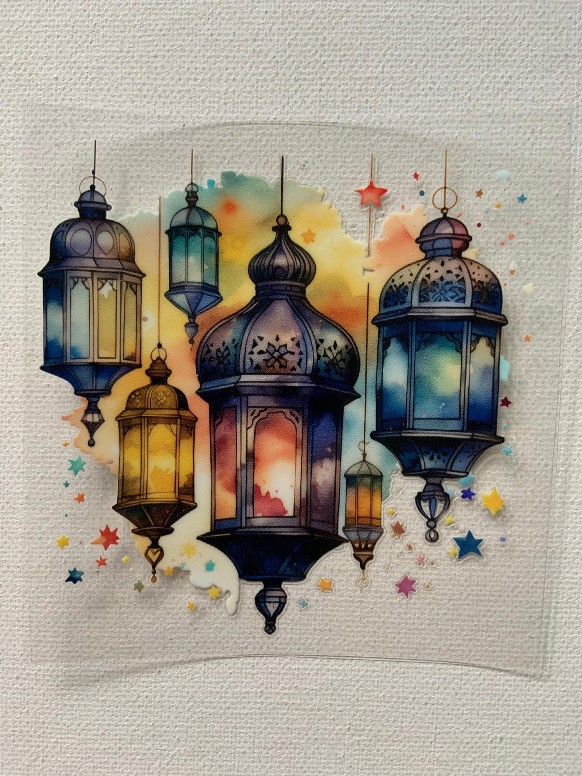 Oriental lamps small decal