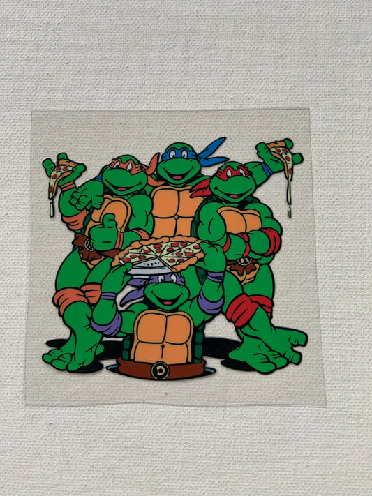 Small decal ninja turtles