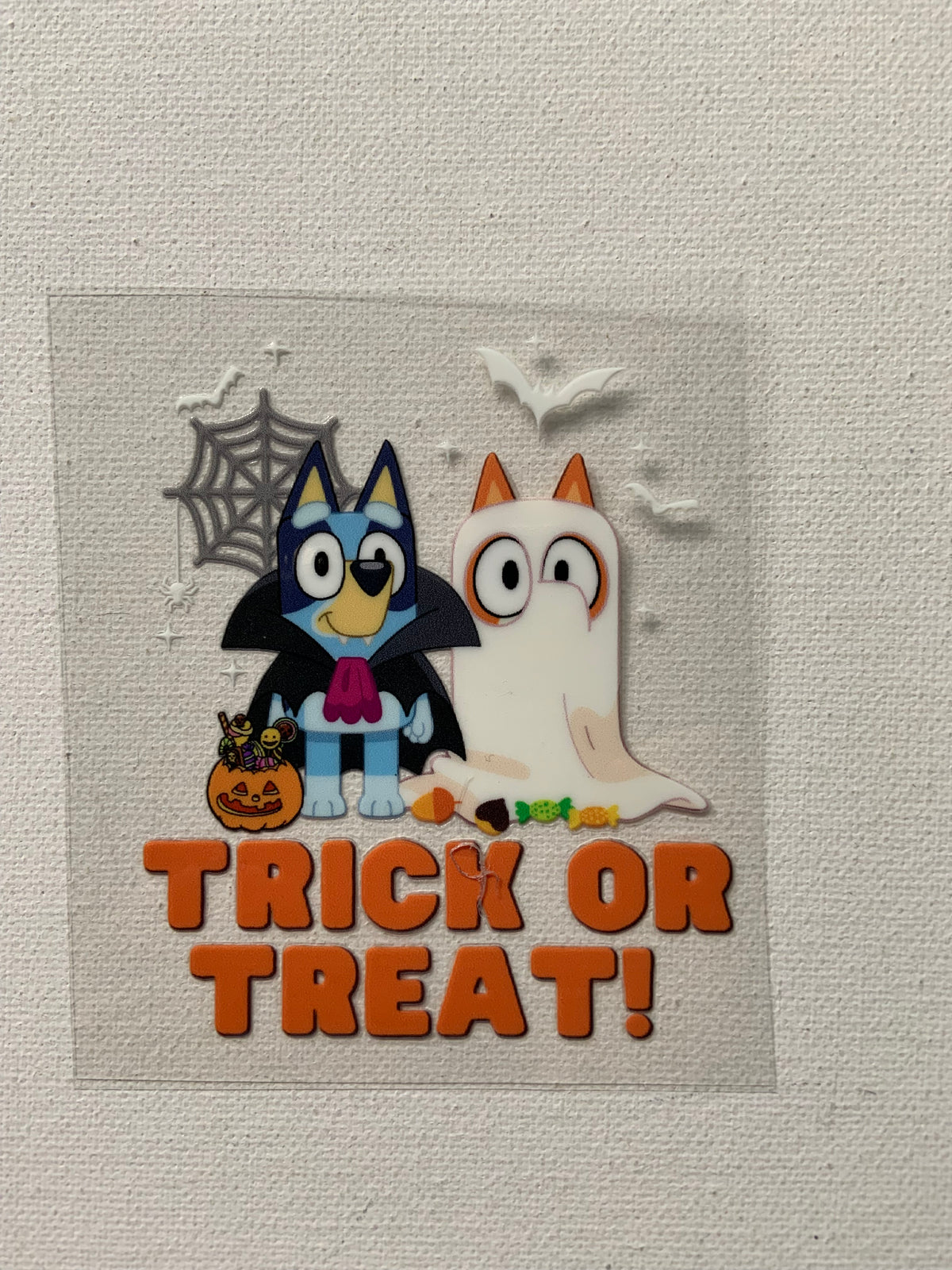 Trick or treat Halloween decal