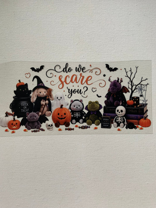Do we scare you decal