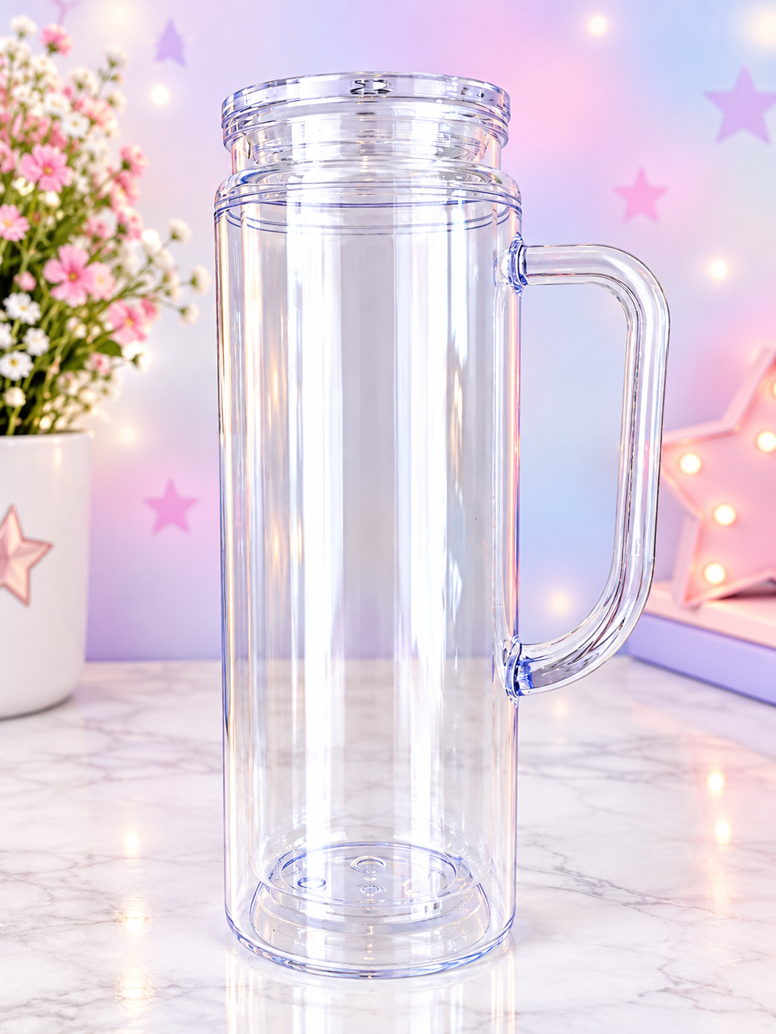 20oz double wall tumbler with handle