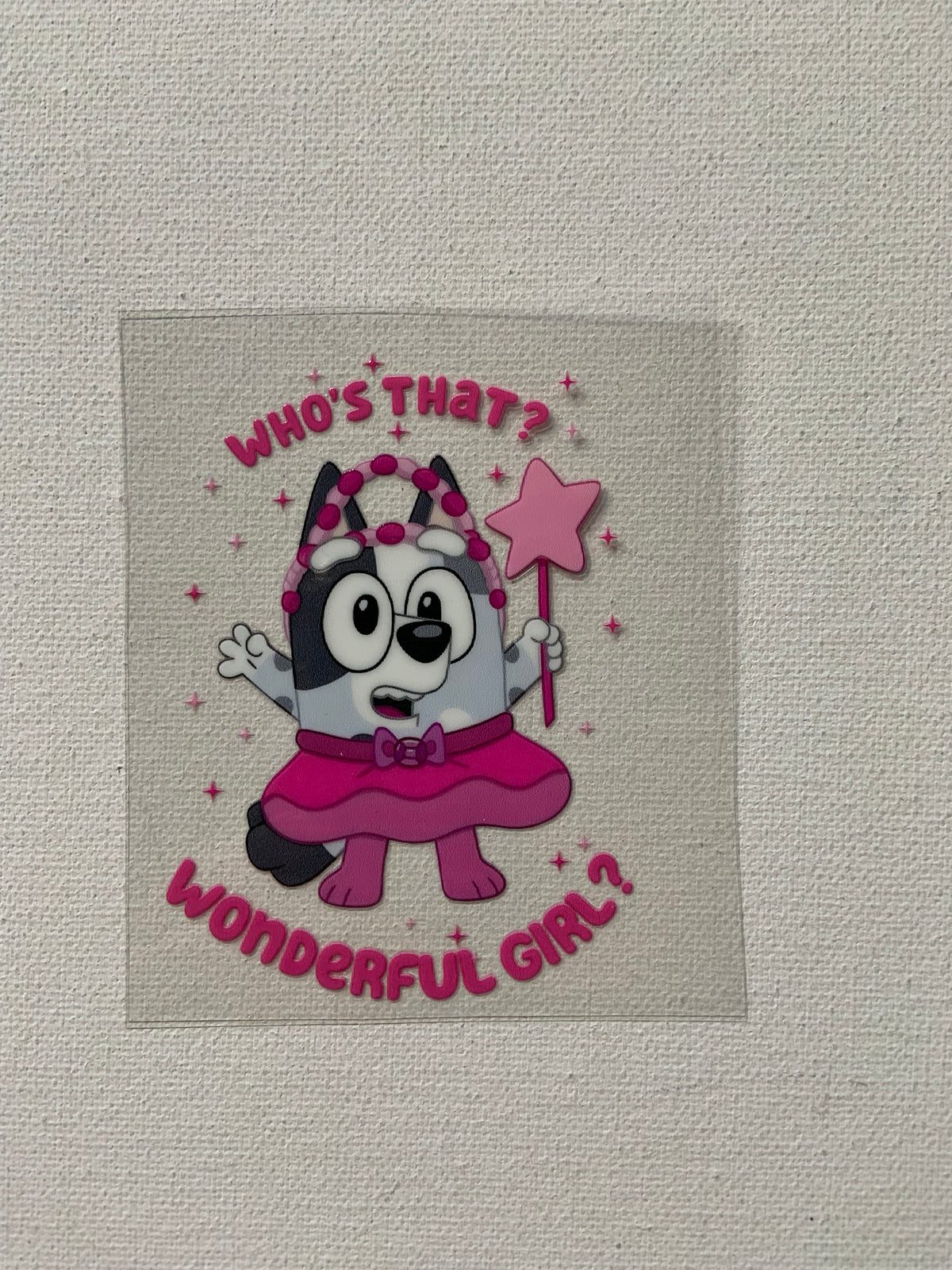 Bluey small decal