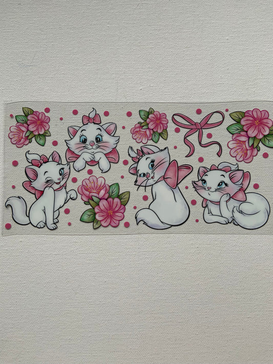 Marie cat decal