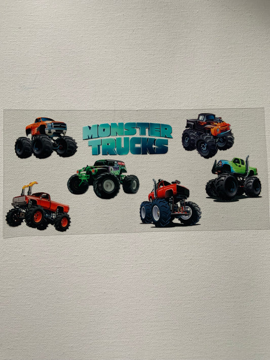 Monster trucks decal