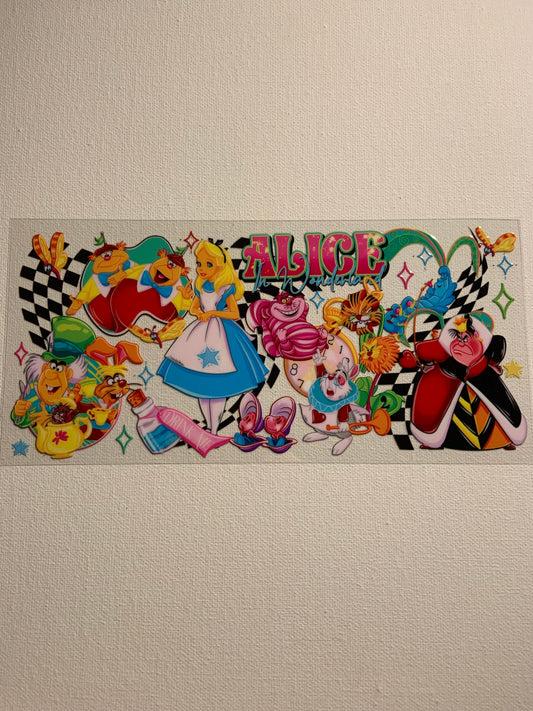 Alice in Wonderland Decal