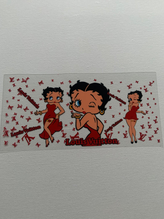 LV Betty Boop Decal