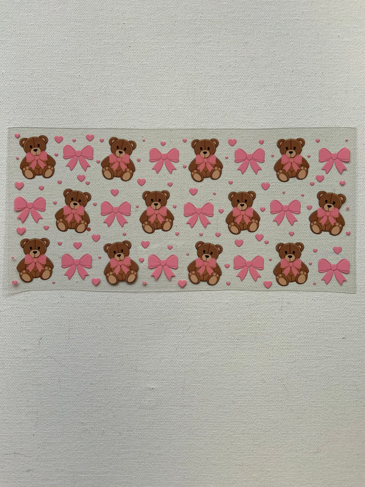 Bears and bows decal