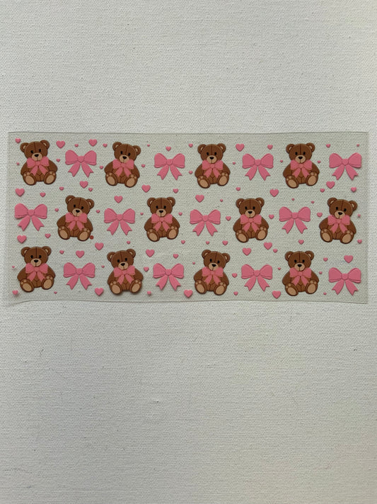 Bears and bows decal