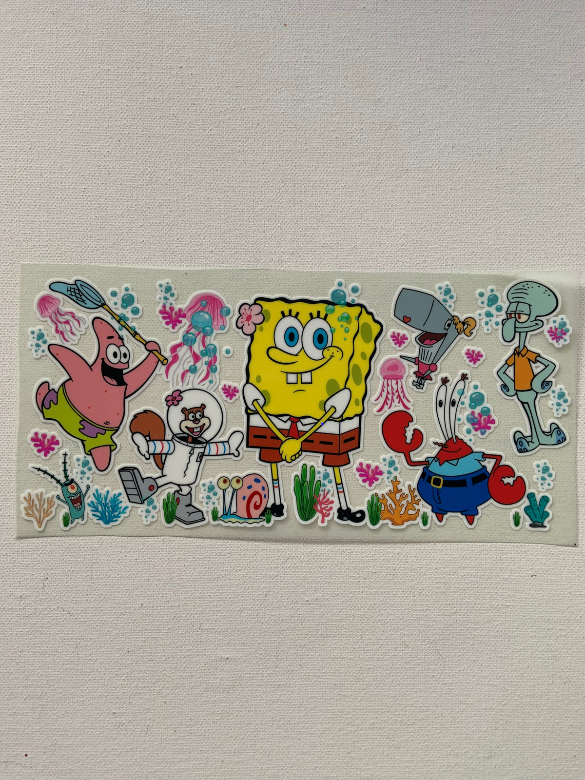 SpongeBob glow in the dark decal