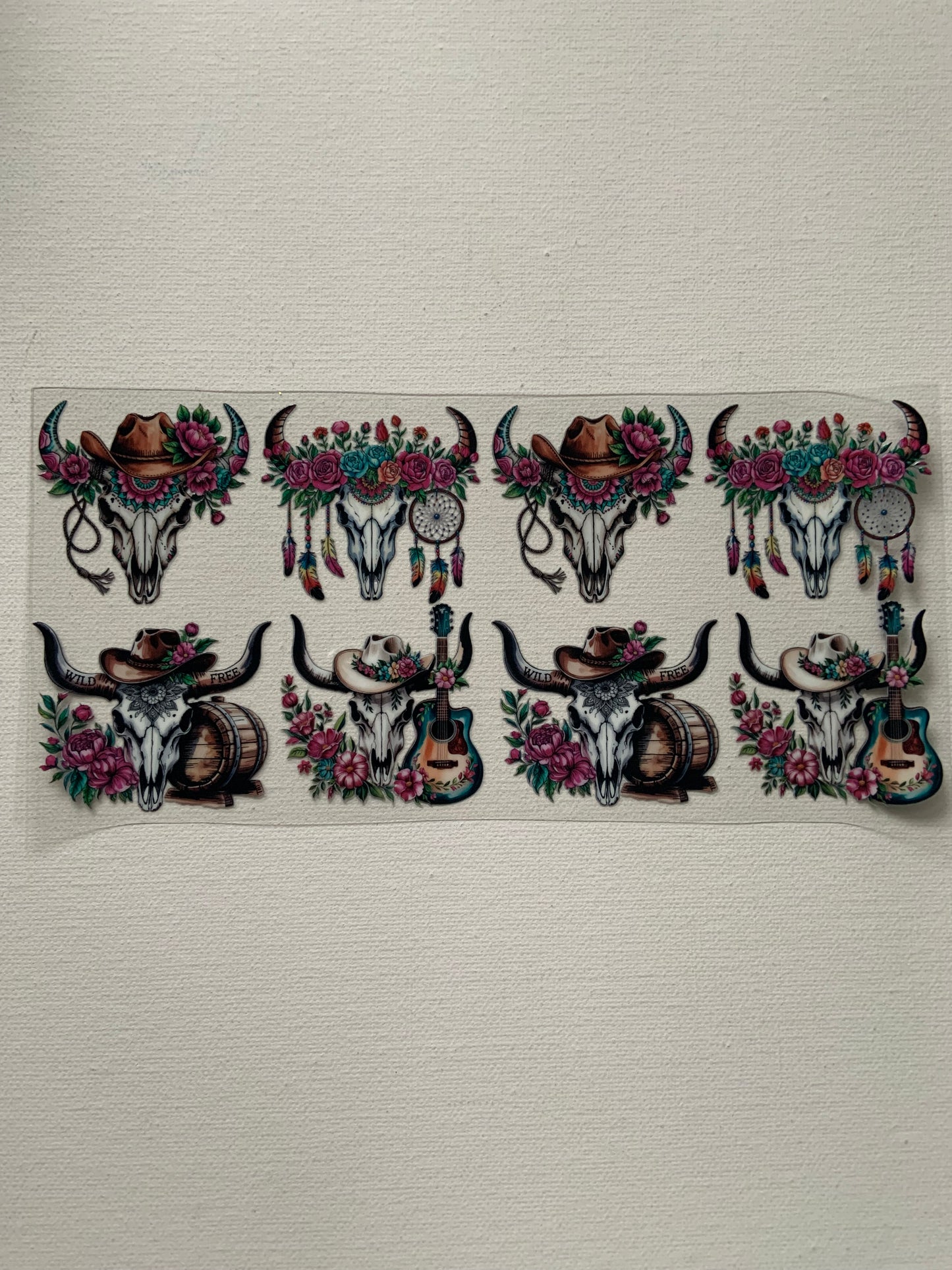 Skull decal