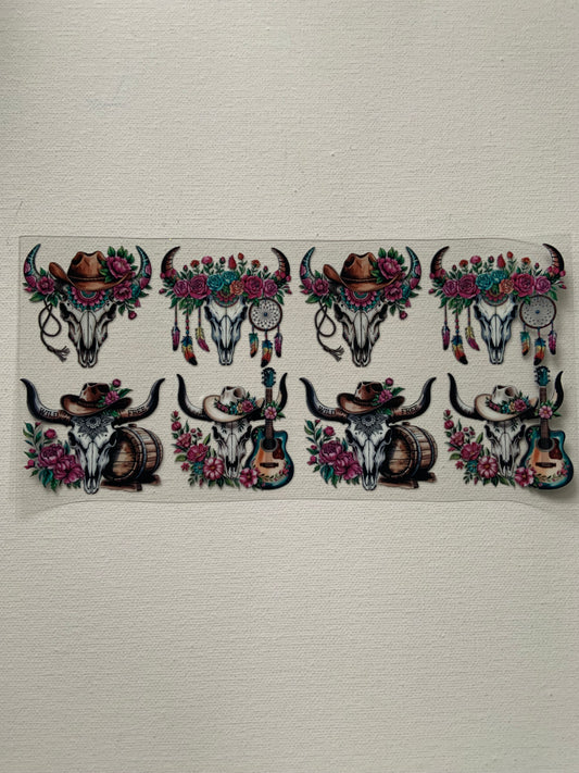 Skull decal