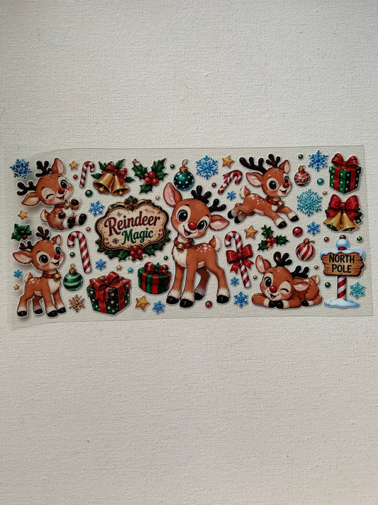 Reindeer magic decal