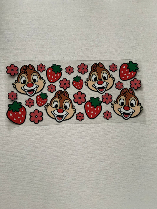 Dail and strawberrys decal