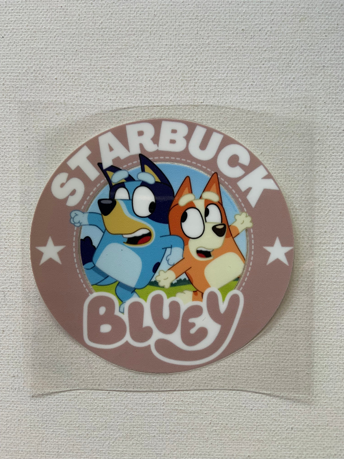 Starbuck Bluey small decal
