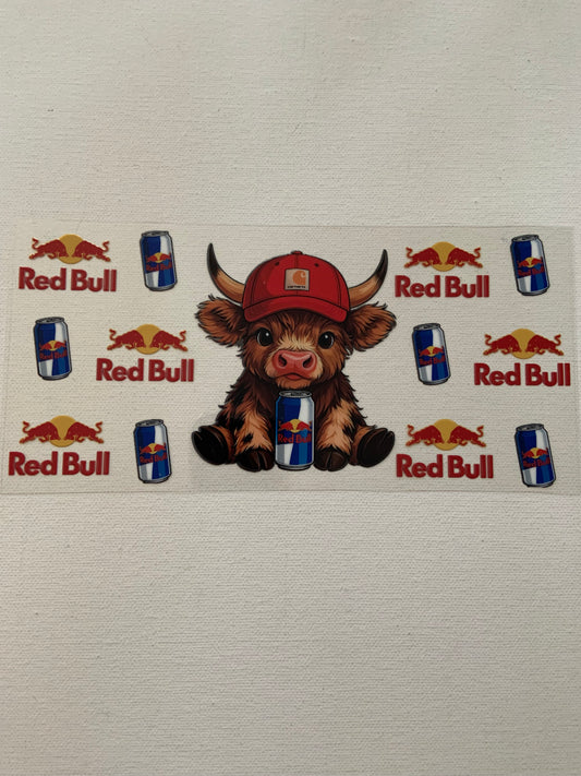Cow and Red bull decal
