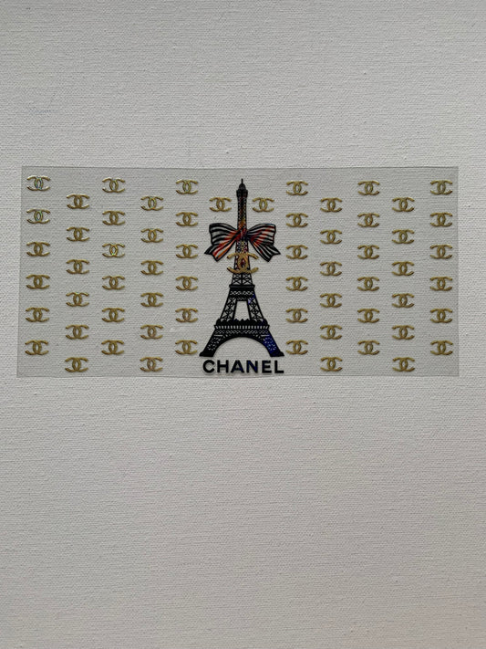 Eiffel tower luxury inspired decal