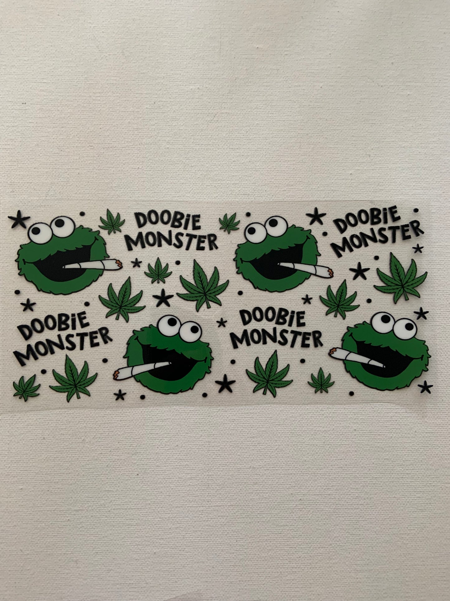 Doobie monster decal