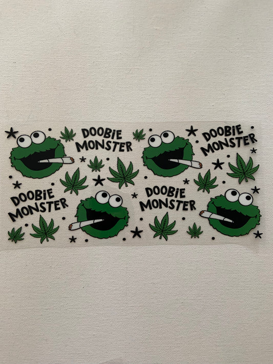 Doobie monster decal