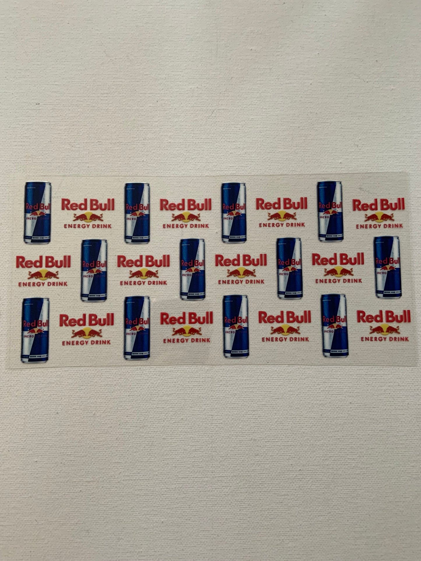 Red bull decal