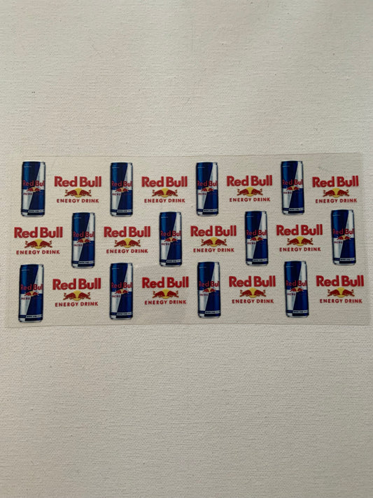 Red bull decal