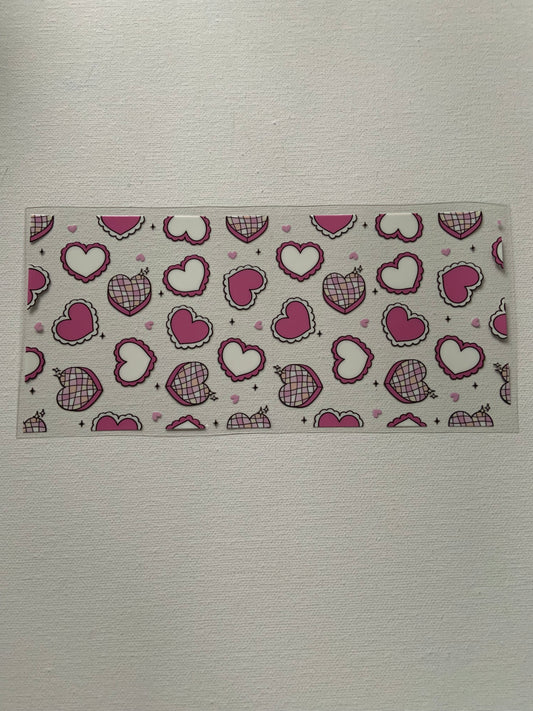 Hearts decal