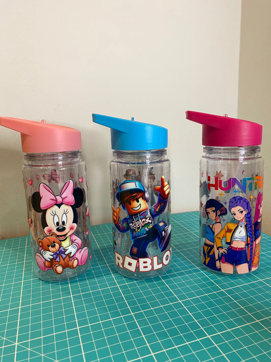 Create Your Child’s Favourite 10oz BPA Free Acrylic Water Bottle with Sparkle Wrap Perfect for Everyday Use
