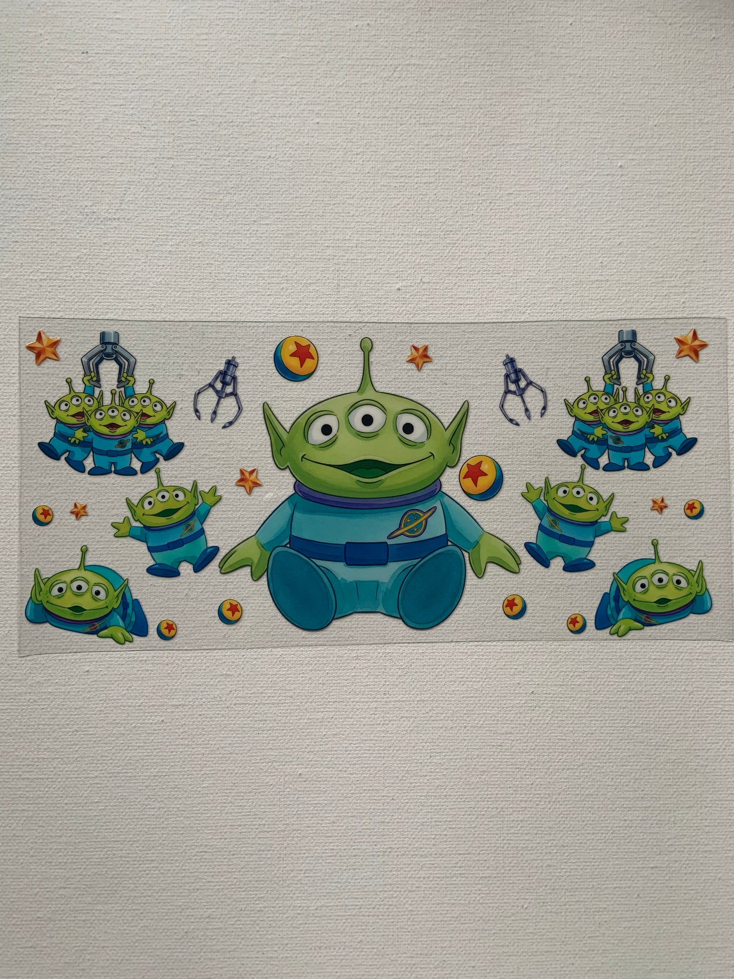 Little green men decal