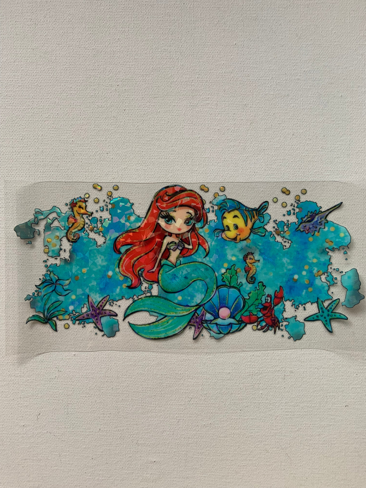 Ariel holographic decal
