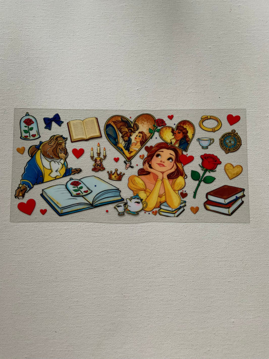 Beauty and the beast decal