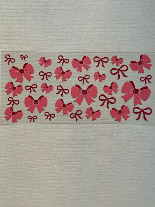 Pink Bows Decal