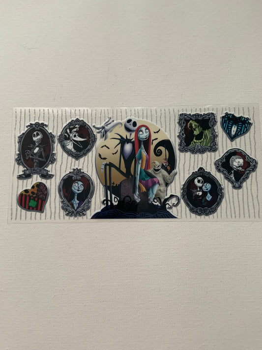 Jack and Sally decal