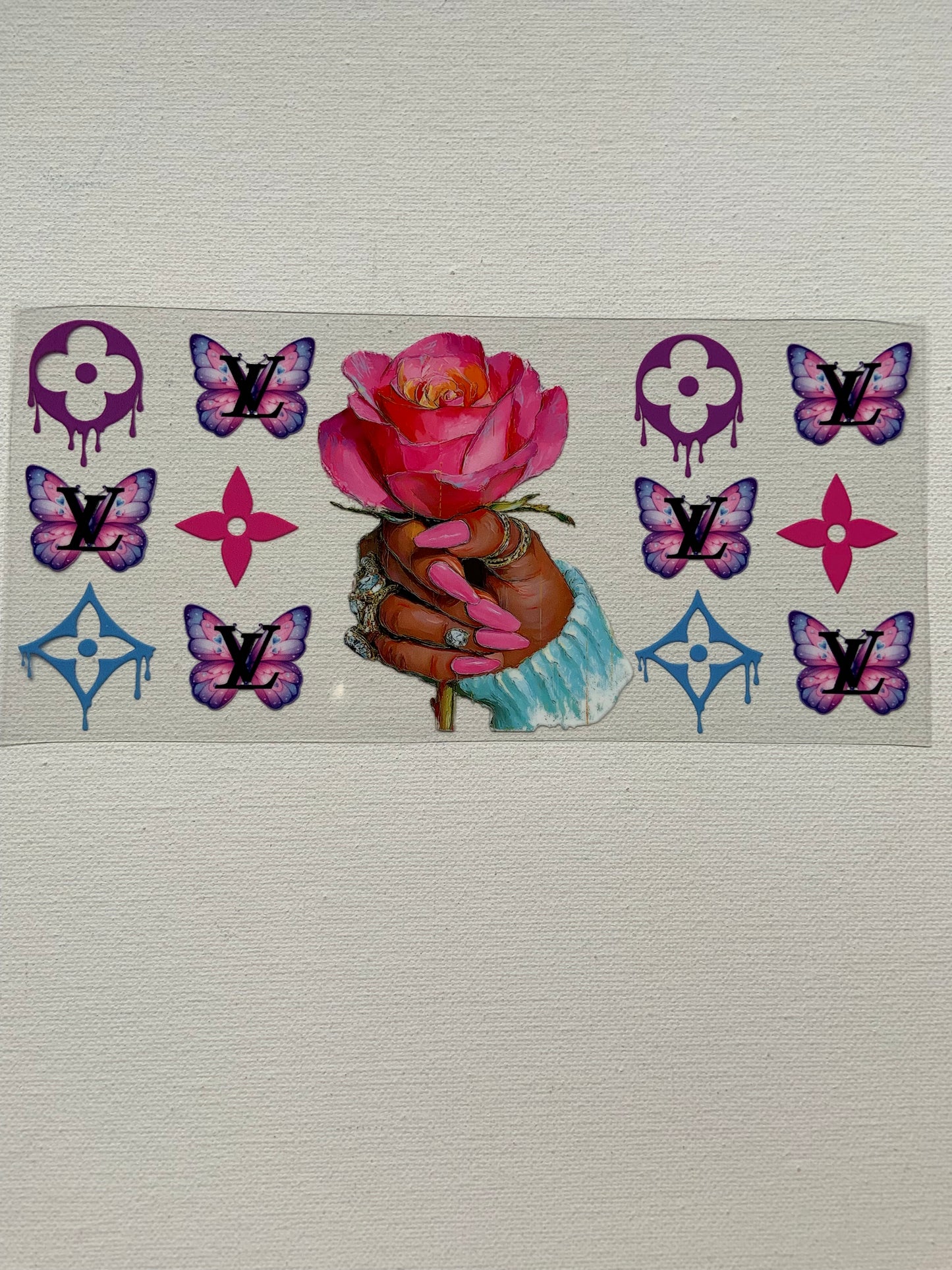 Flowers decal
