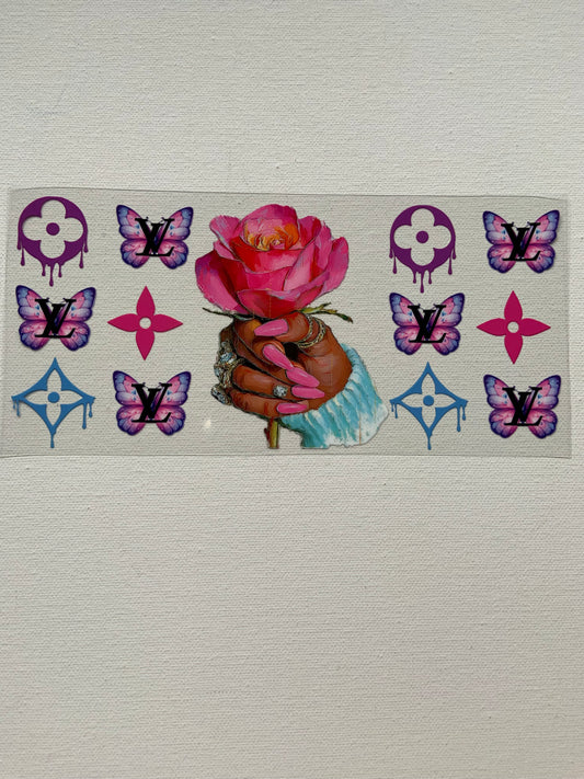 Flowers decal