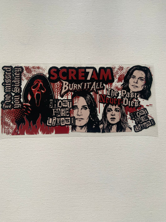 Scream decal