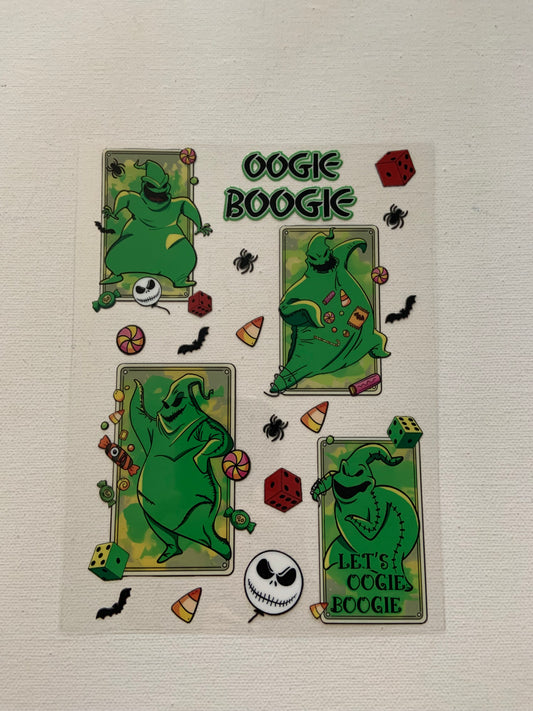Oogie boogie decal for 24oz cup