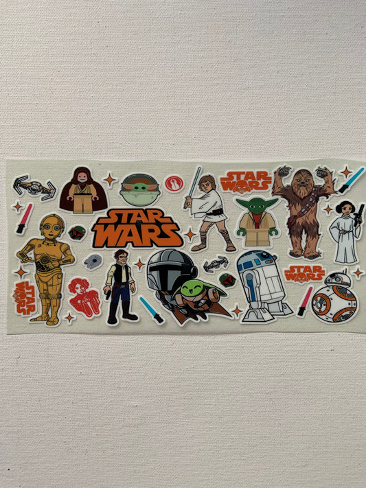 Star Wars glow in the dark decal