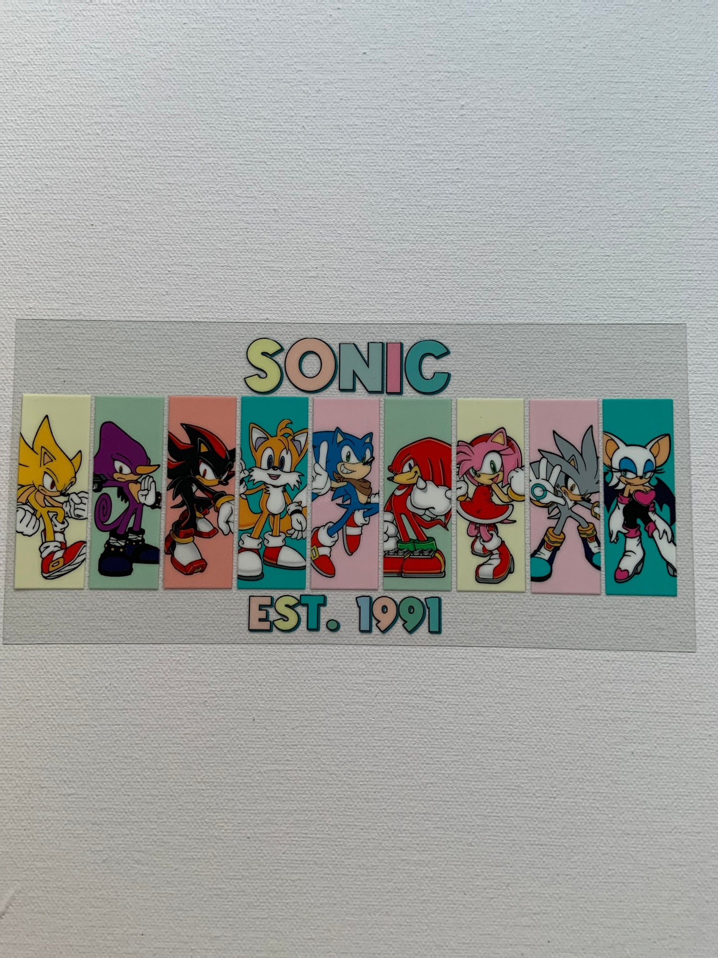 Sonic the Hedgehog Decal