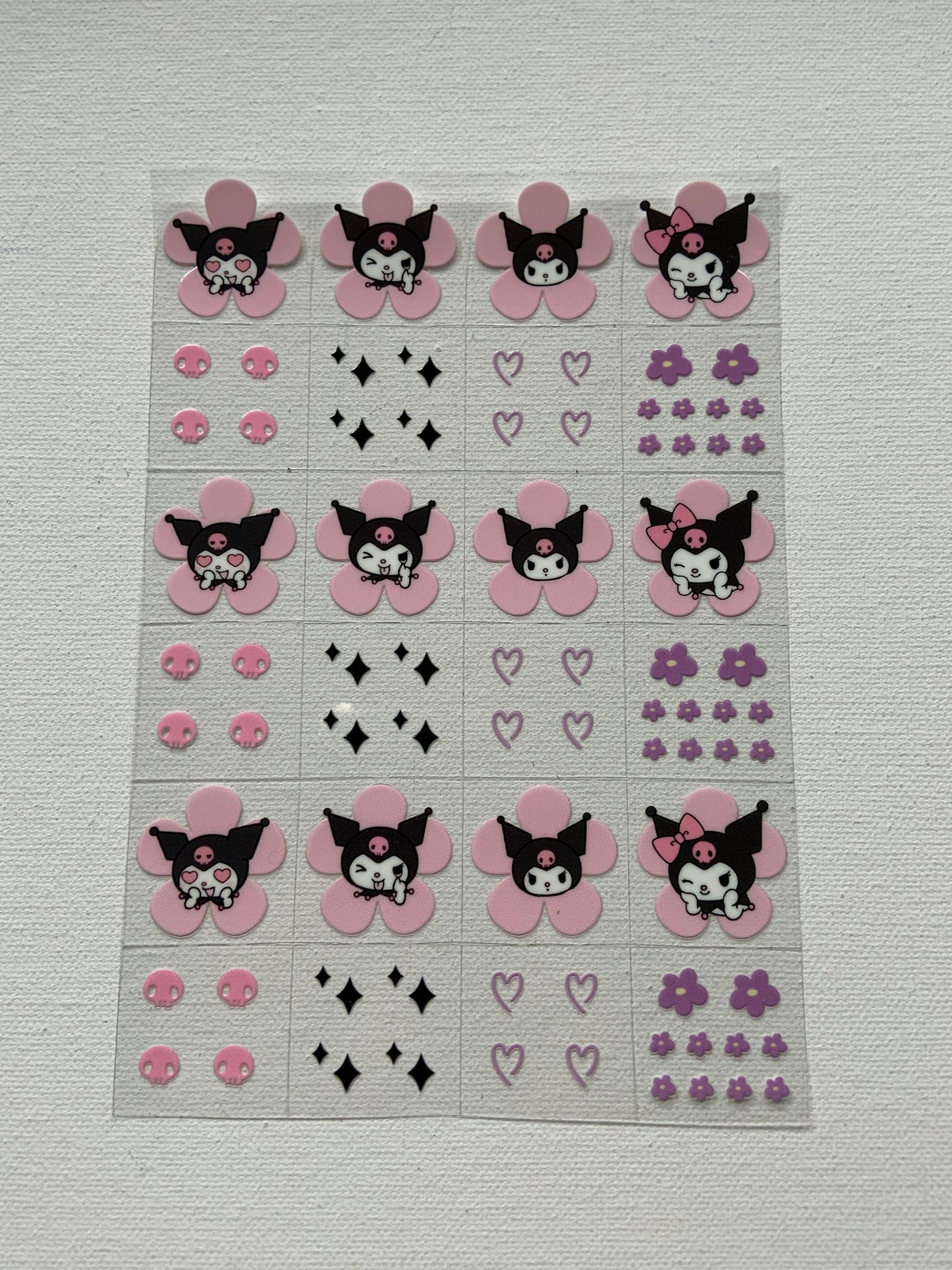 Kuromi small  pieces decal