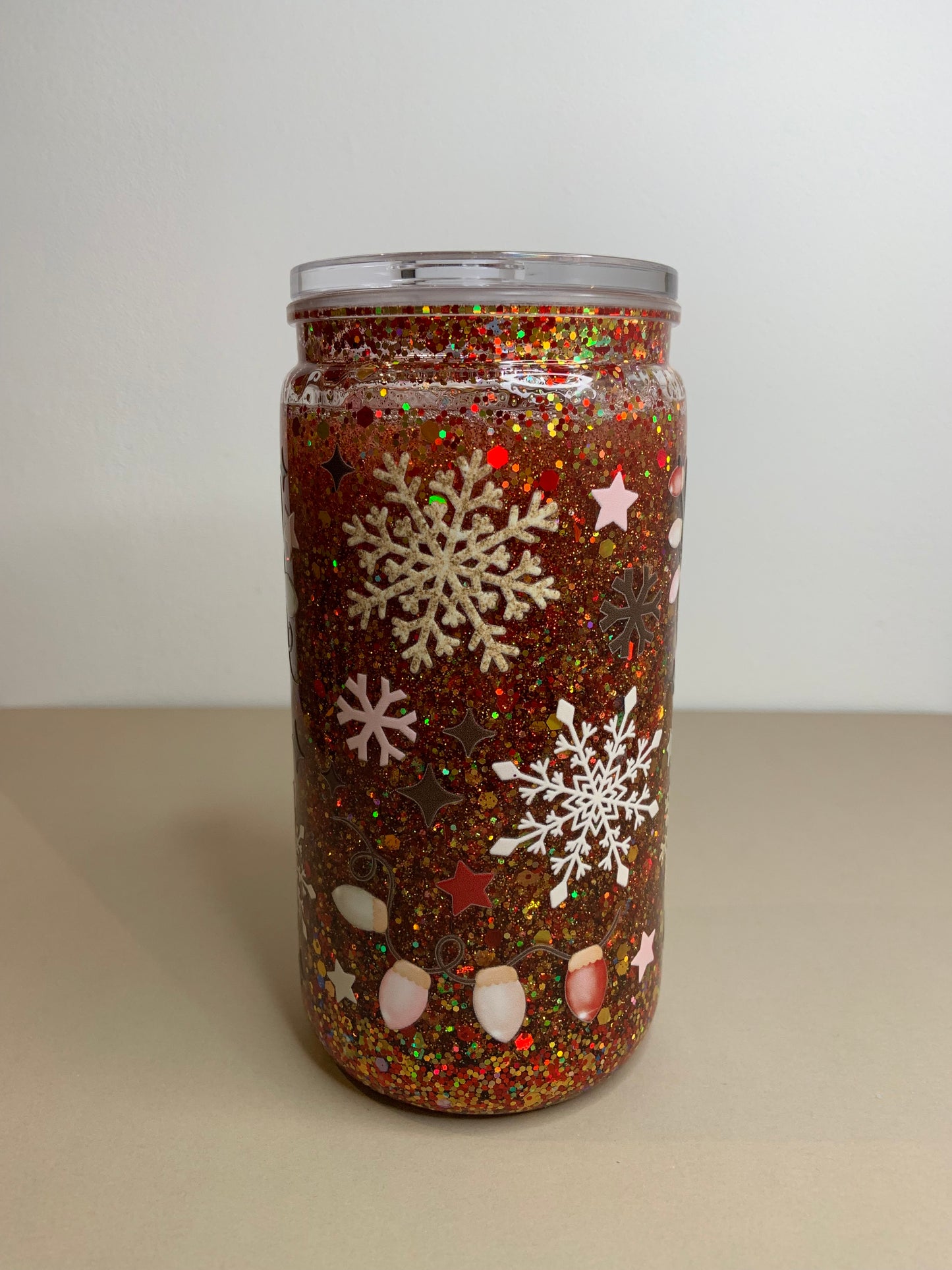 Cute Christmas Cup packed with glitter 🤩