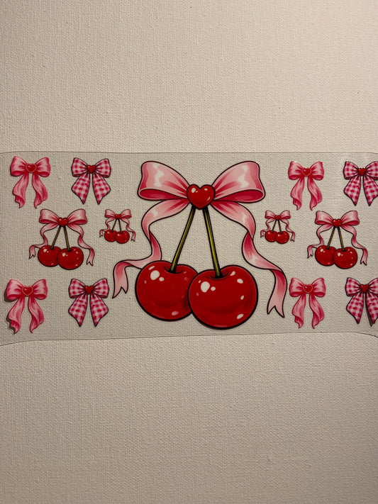 Cherries and Bows Decal