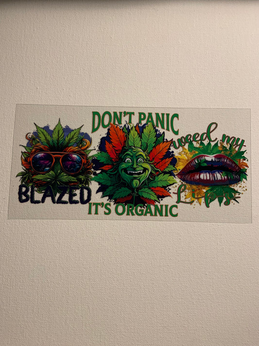 “Don’t panic, It’s organic!” Decal